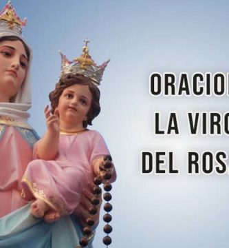 oracion a la virgen del rosario